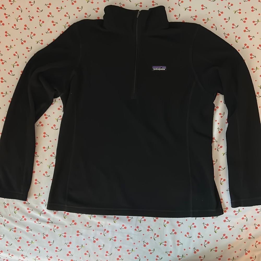 Black Pullover Patagonia Fleece